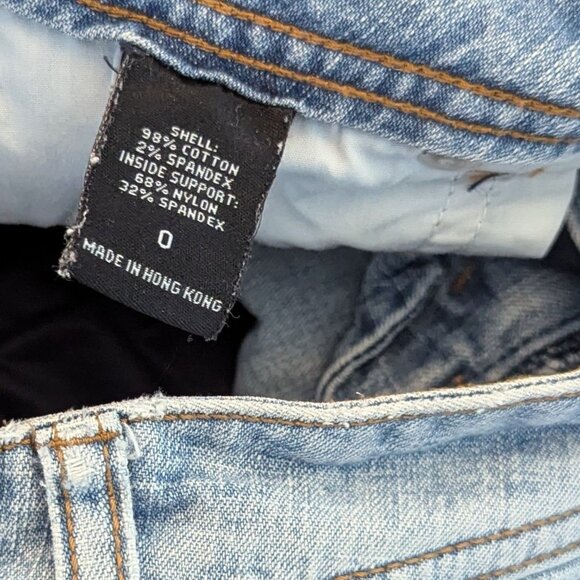 London Jean Vintage Size 0 Bootcut Support Lifting Light Blue Stretch - Picture 10 of 11